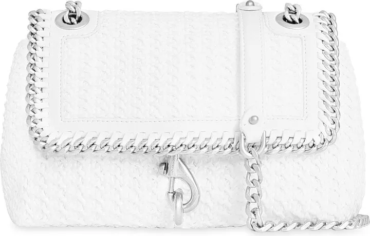 Edie Whip Chain Faux Leather Crossbody