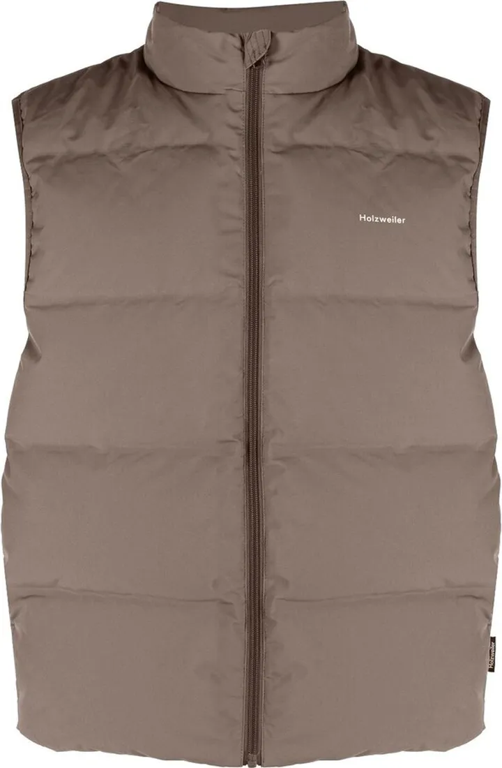 Brown Daff Puffer Vest