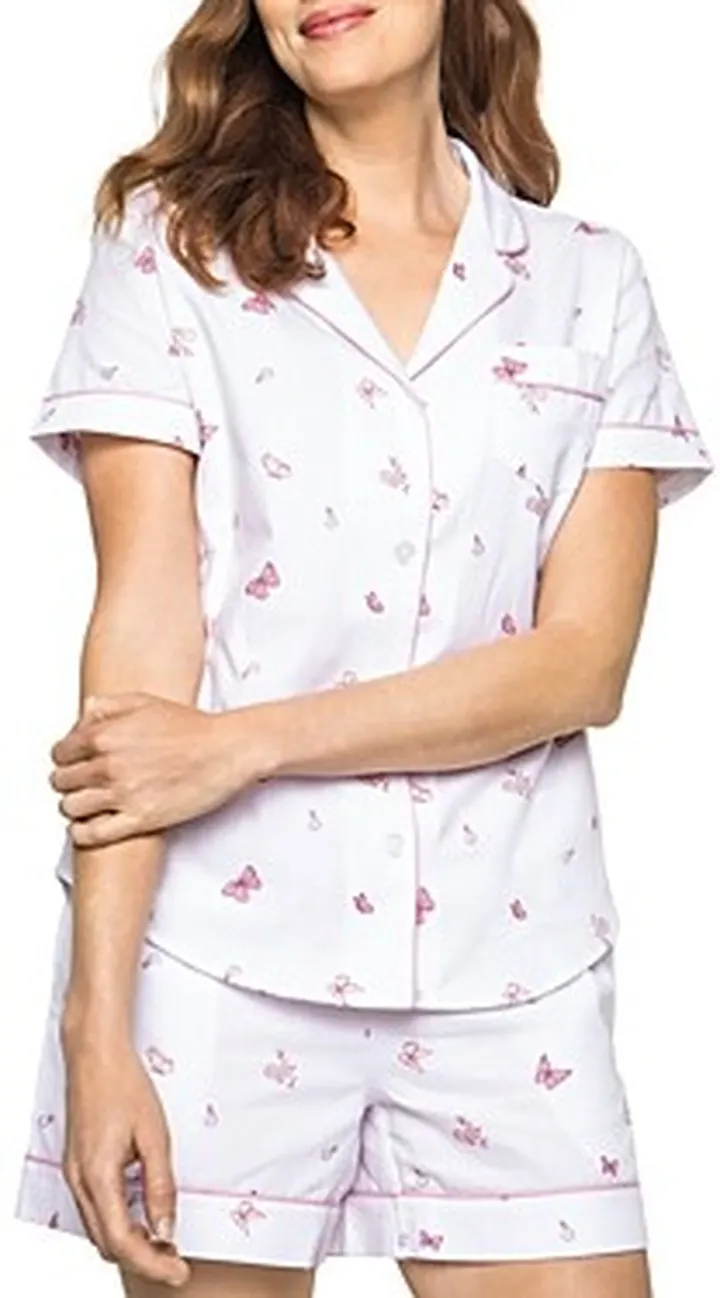 Petite Plume Butterfly Classic Shorts Pajama Set