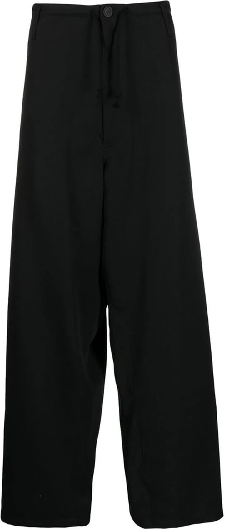 Wide-Leg Wool Trousers