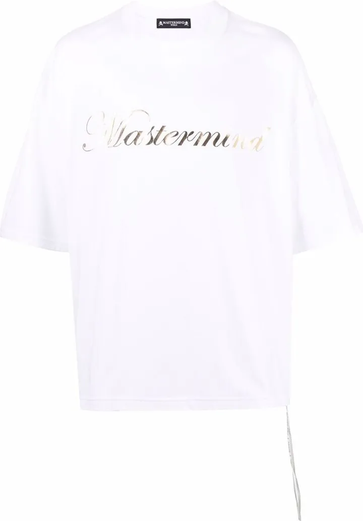 skull and bones print T-shirt