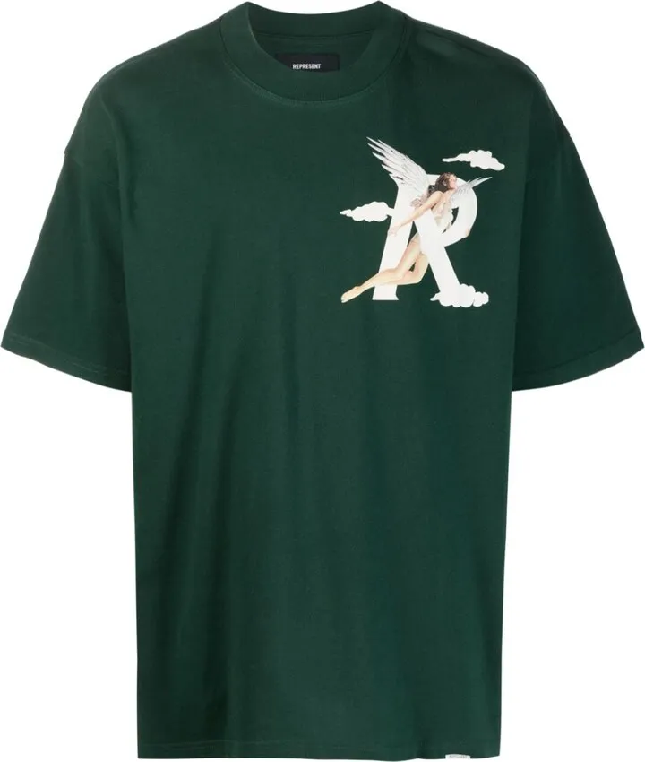 Storms in Heaven-print T-shirt