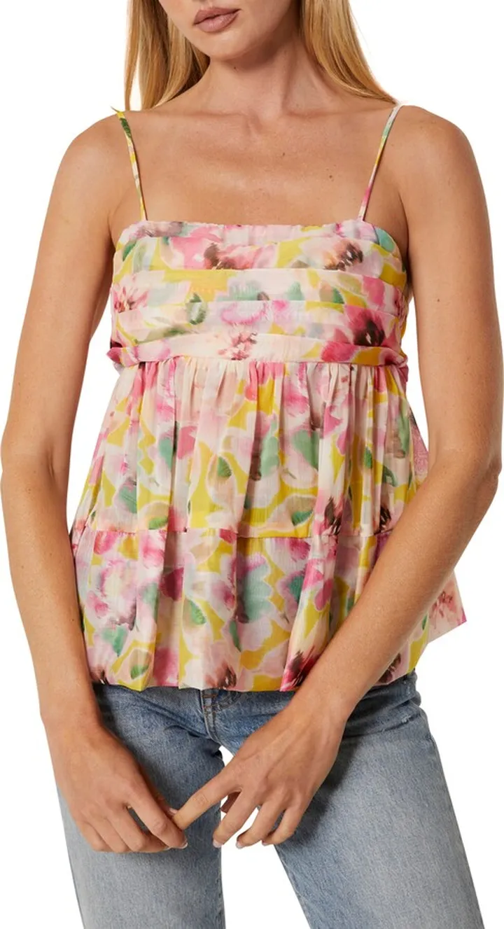 Mariposa Print Tie Back Camisole