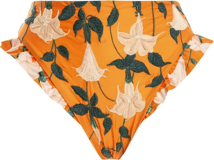 Jupiter printed bikini bottoms