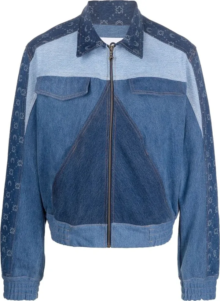 MARINE SERRE- Monogram Denim Jacket