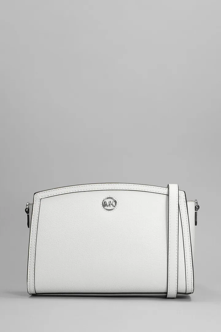 Chantal Shoulder Bag In White Leather