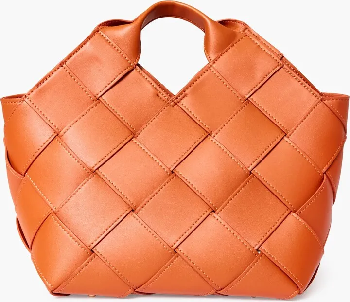 Tan Adeline Woven Bag