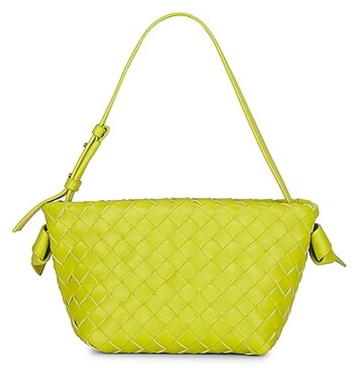 Bottega Veneta Tie Shoulder Bag in Green