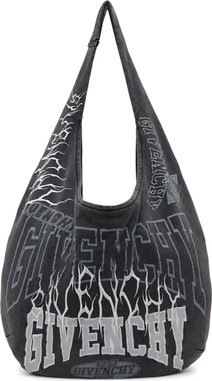 Givenchy Gray Embroidered Tote
