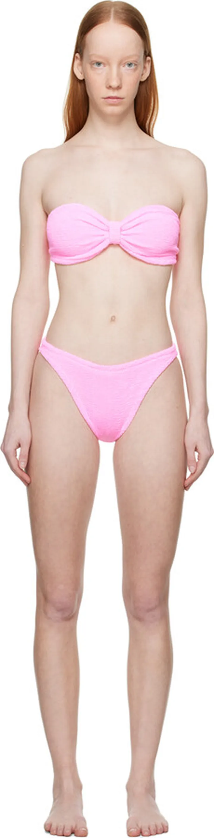 Hunza G Pink Jean Bikini