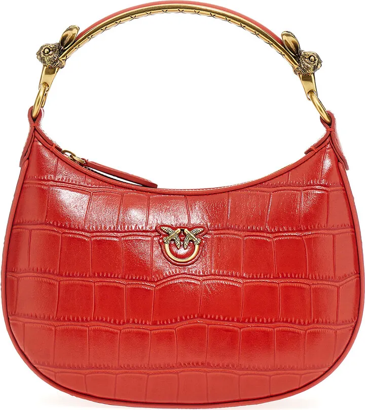 'love Mini Half Moon' Handbag