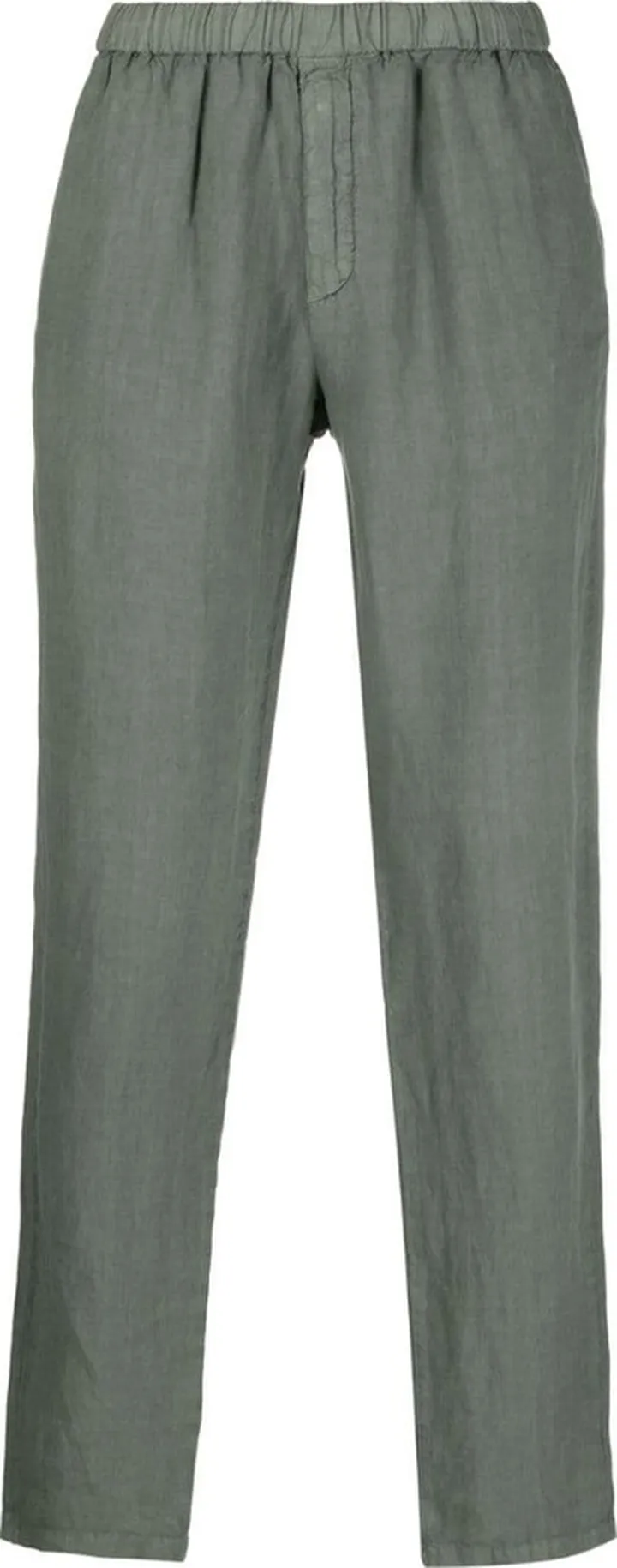 Linen Straight-Leg Trousers