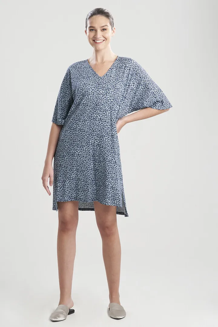Leo-Printed Cotton Jersey Sleepshirt