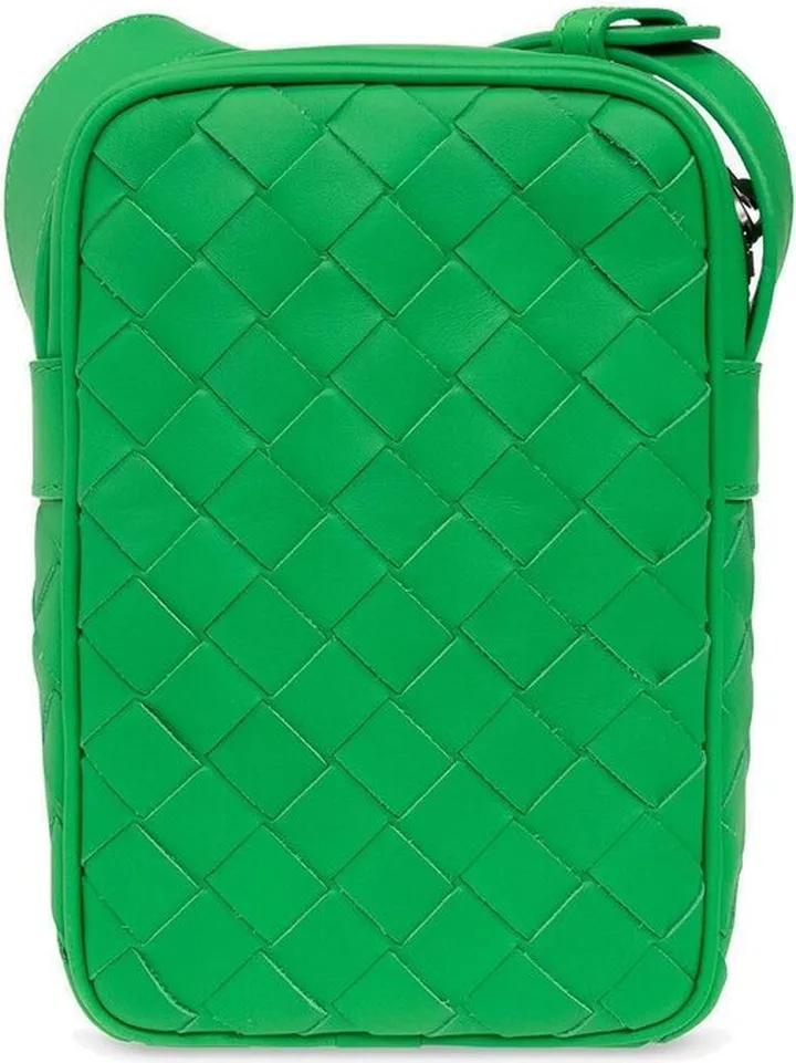 Bottega Veneta Intrecciato Zipped Phone Pouch