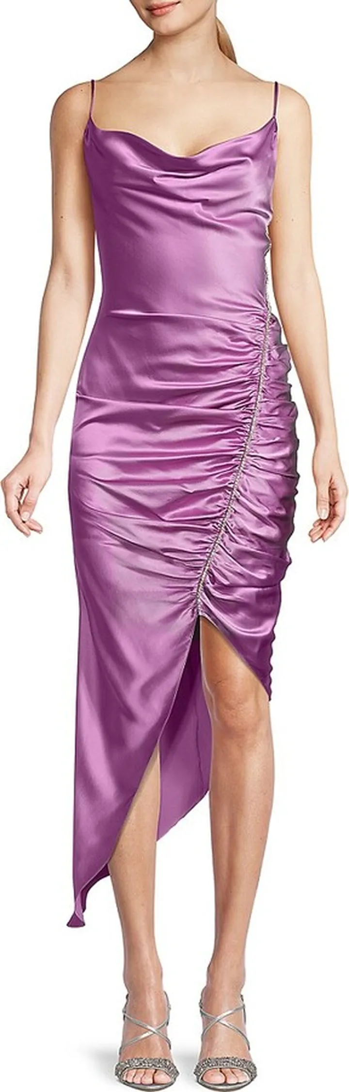 Emilia Silk Asymmetric Dress