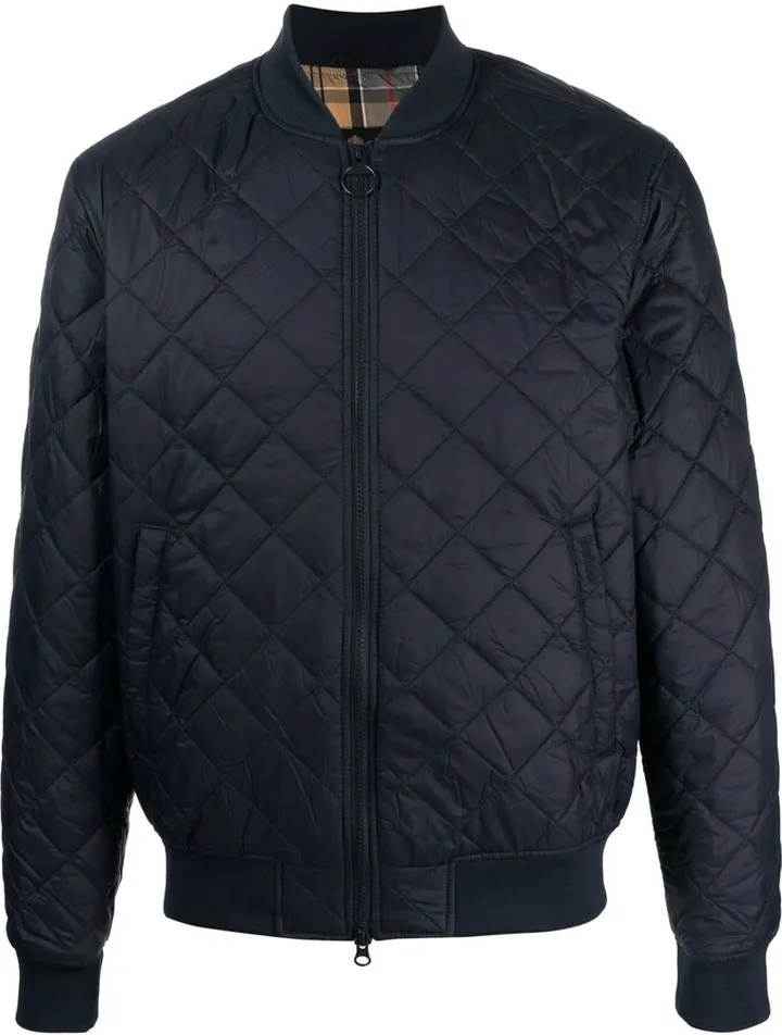 Quilted Bomber Jacket