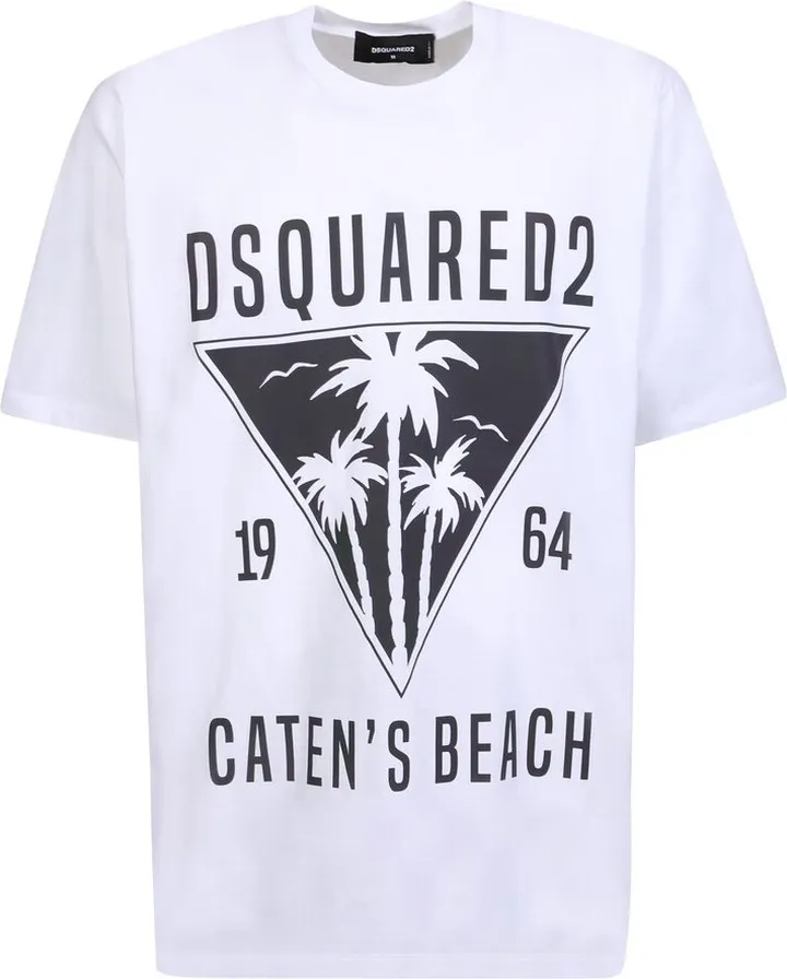 Dsquared2 Graphic Printed Crewneck T-Shirt