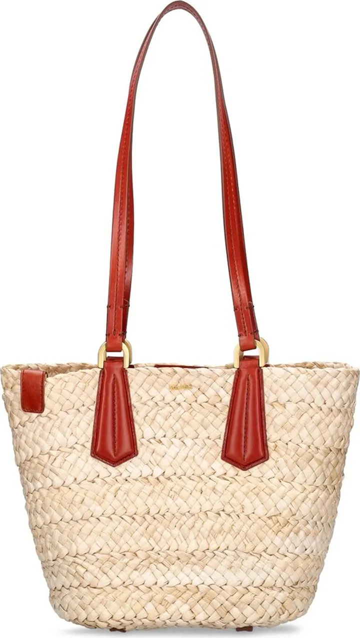 Medium Panier straw tote bag