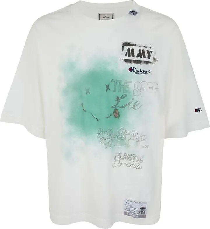 Maison Mihara Yasuhiro Text Printed Crewneck T-Shirt