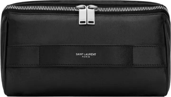 Saint Laurent Leather Wash Bag