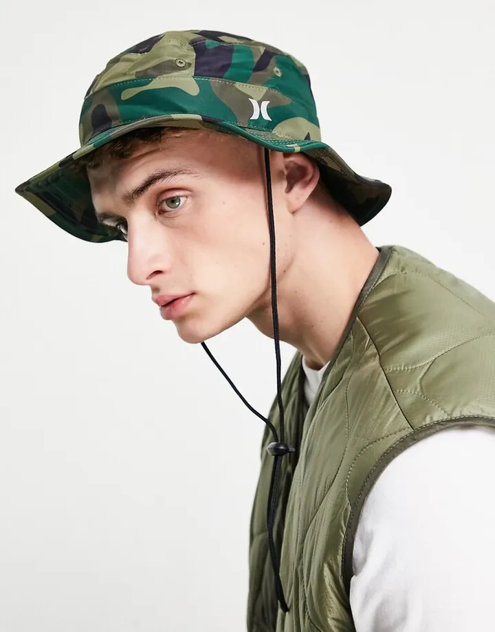Hurley Black Country boonie hat in camo