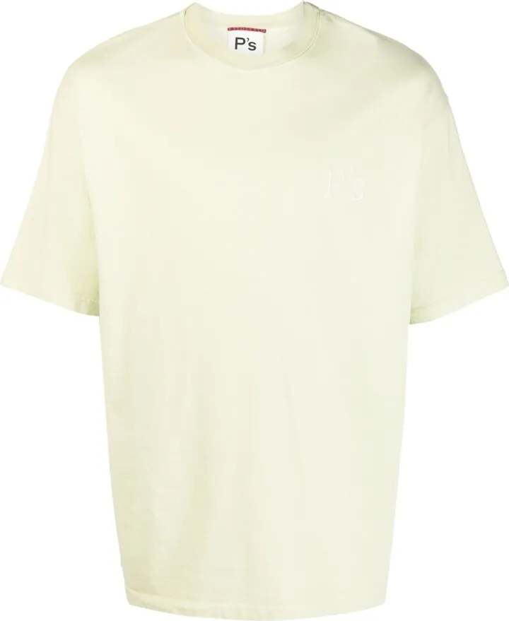 embroidered-logo T-shirt