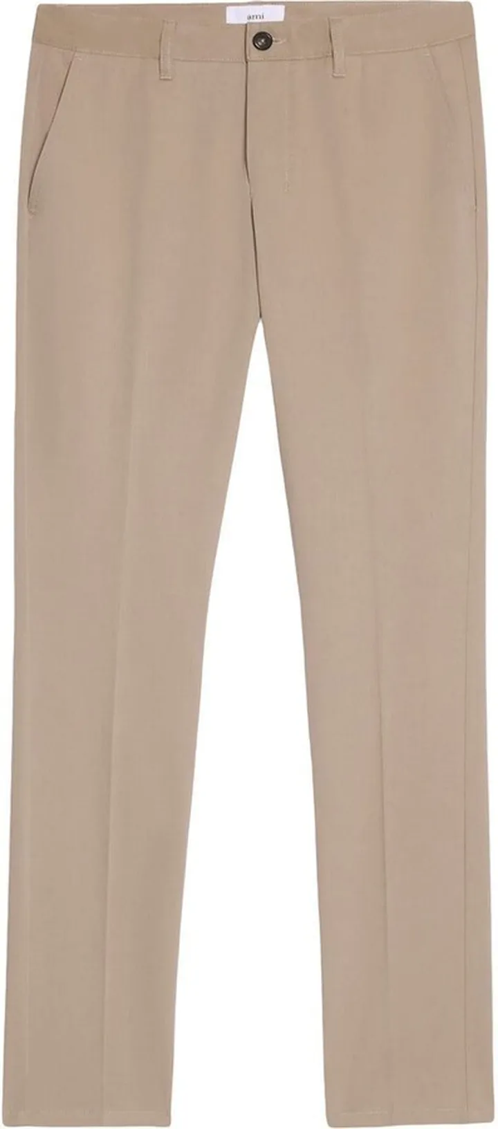 Mid-Rise Straight-Leg Trousers