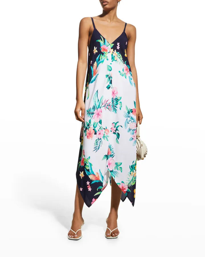 Tropi-Calling Long Scarf Dress