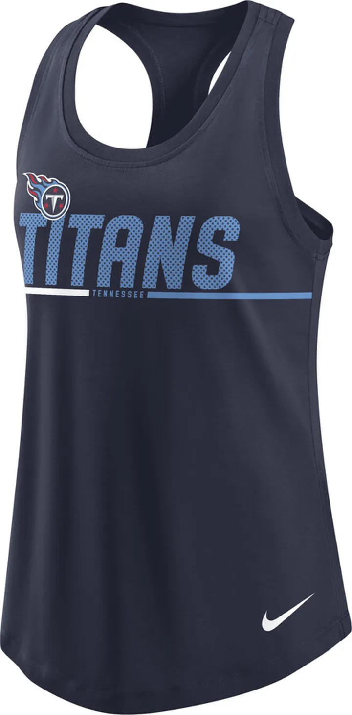 Nike Women's City (NFL Tennessee Titans) Racerback Tank Top in Blue