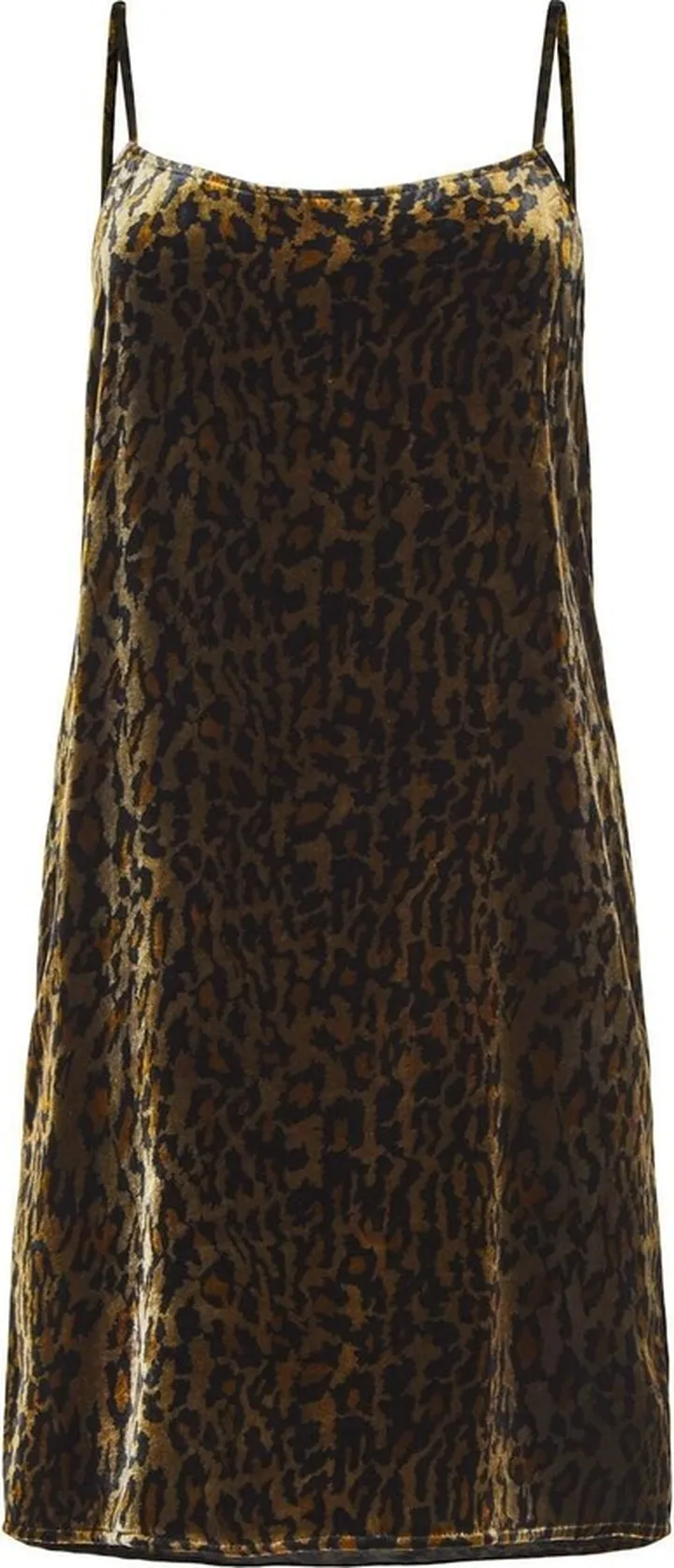 Animal-Print Slip Dress