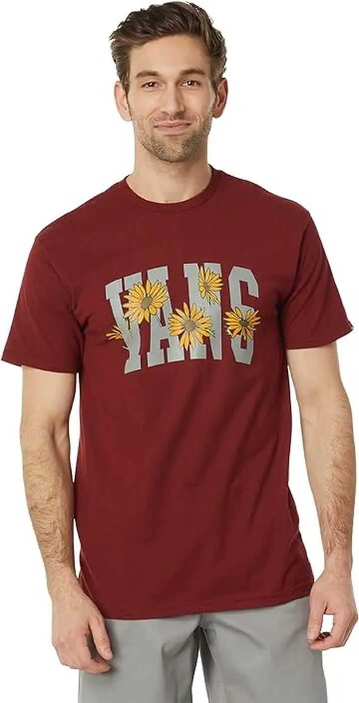 Vans Healing Short Sleeve Tee (Syrah) Men's Clothing