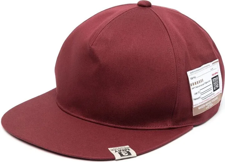 Logo-Patch Flat-Brim Cap