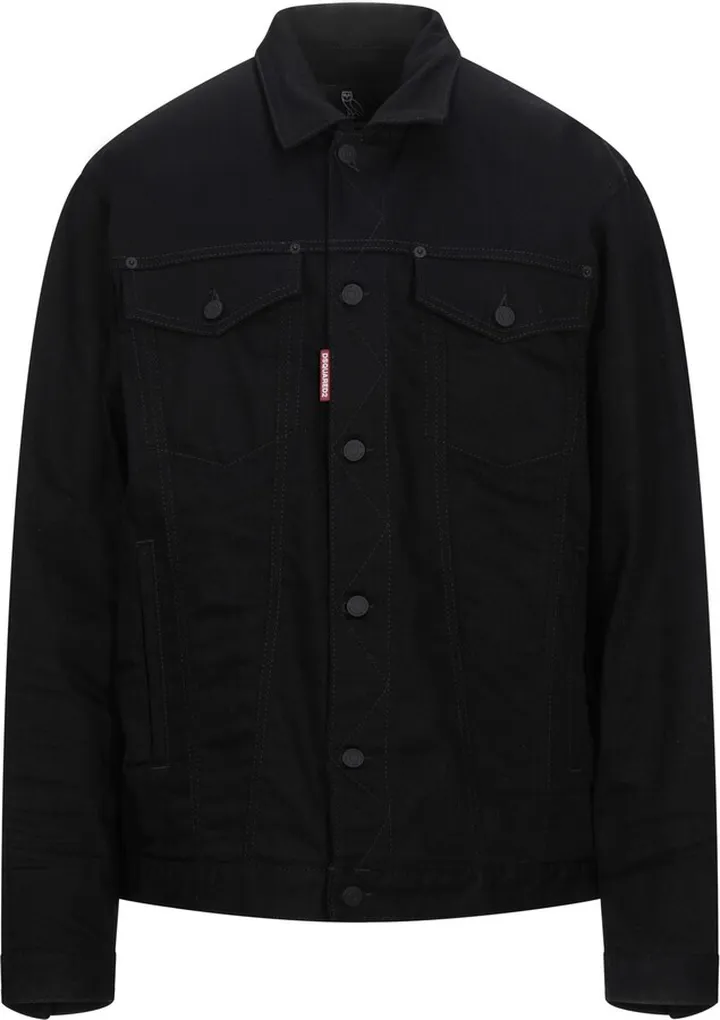 Denim Outerwear Black