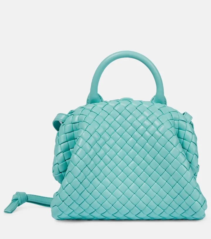 Mini Handle leather tote bag