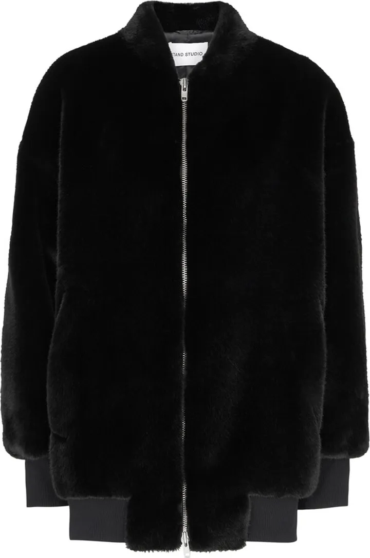 Stand Studio Iman Faux Fur Coat