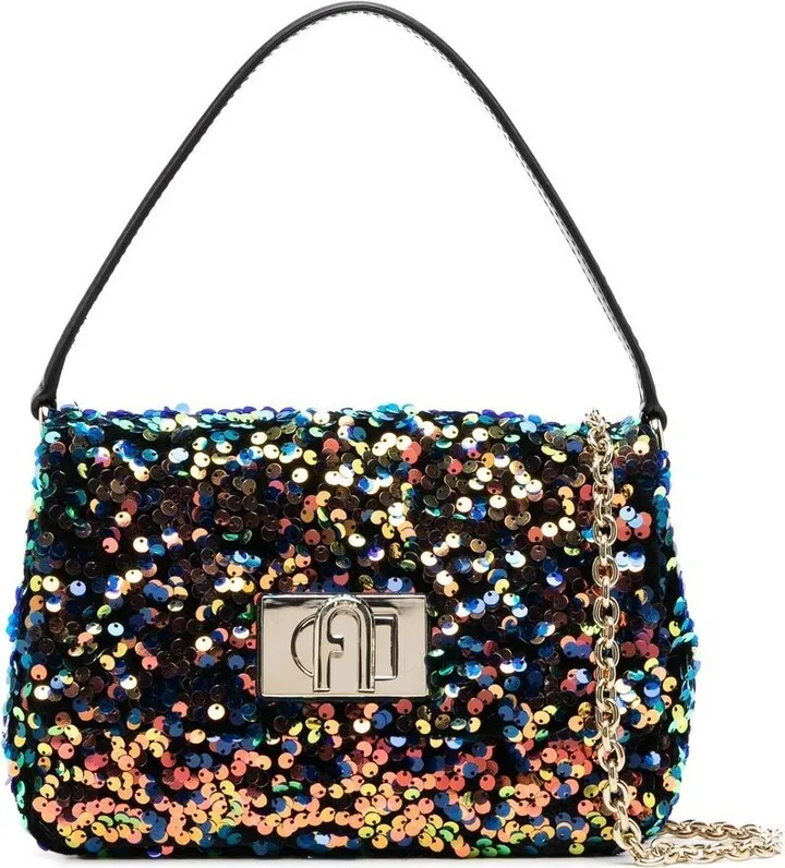 Sequin-Embellished Mini Bag