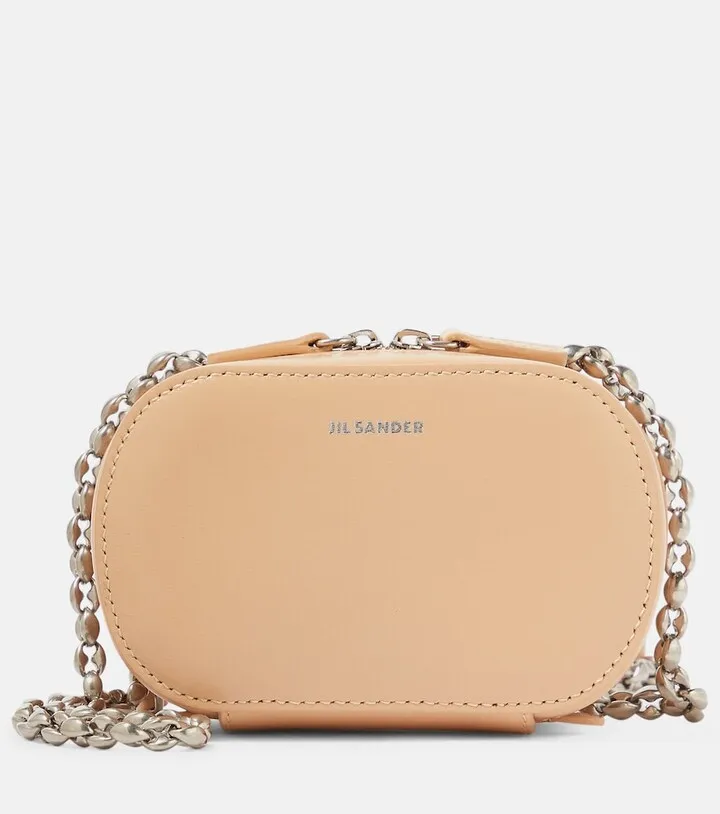 Mini leather crossbody bag