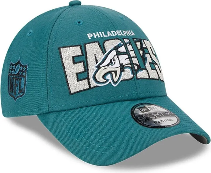 Men's New Era Midnight Green Philadelphia Eagles 2023 Nfl Draft 9FORTY Adjustable Hat
