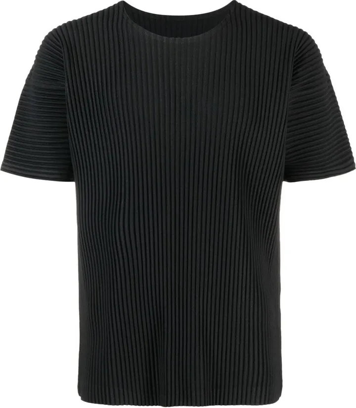 short-sleeves ribbed T-shirt