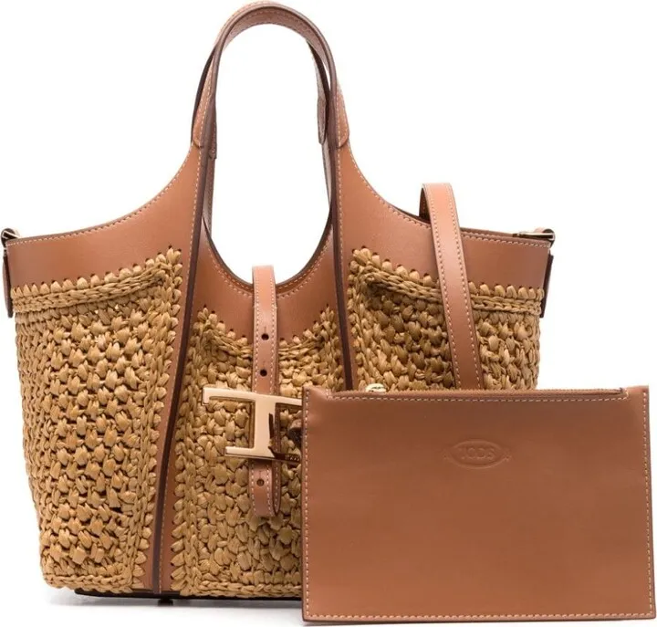 Timeless raffia tote bag