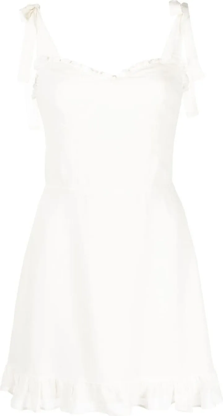 Ruffle-Trim Minidress