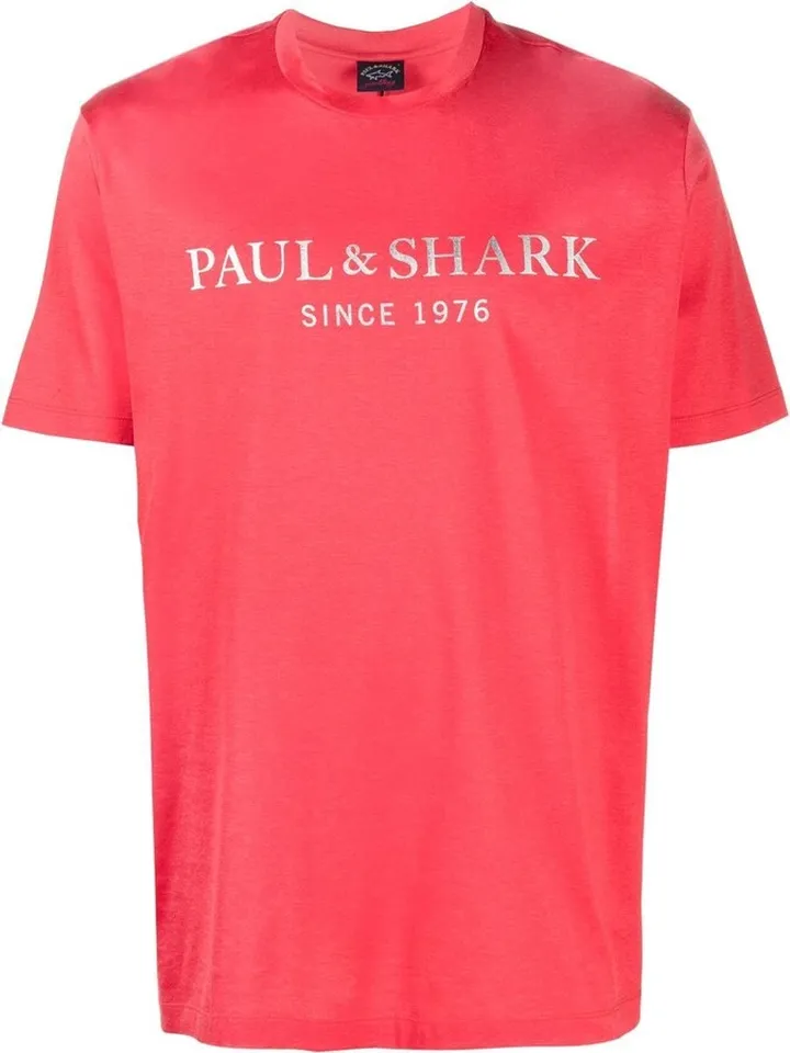logo-print organic cotton T-shirt