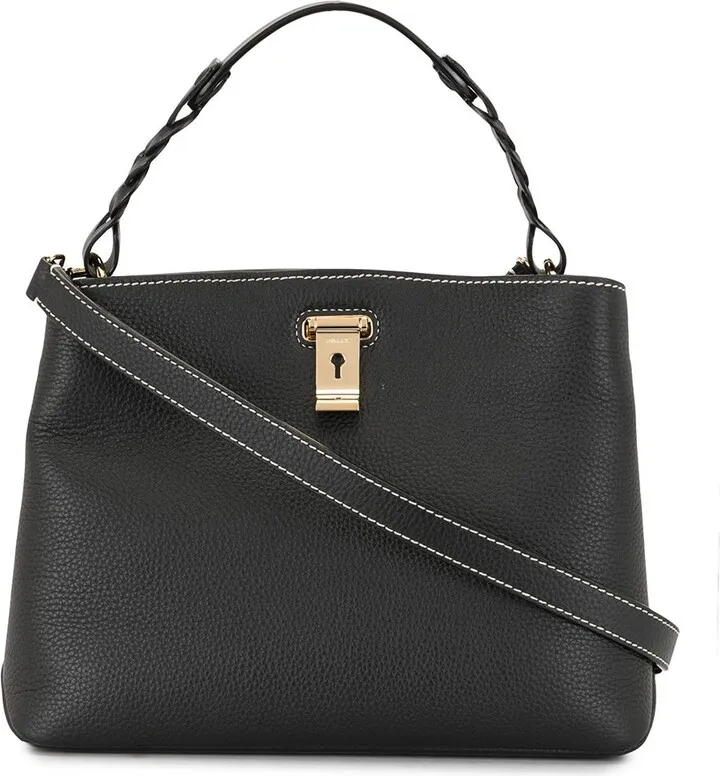 Lucyle pebbled tote bag