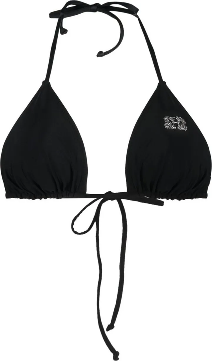Crystal-Embellished Bikini Top