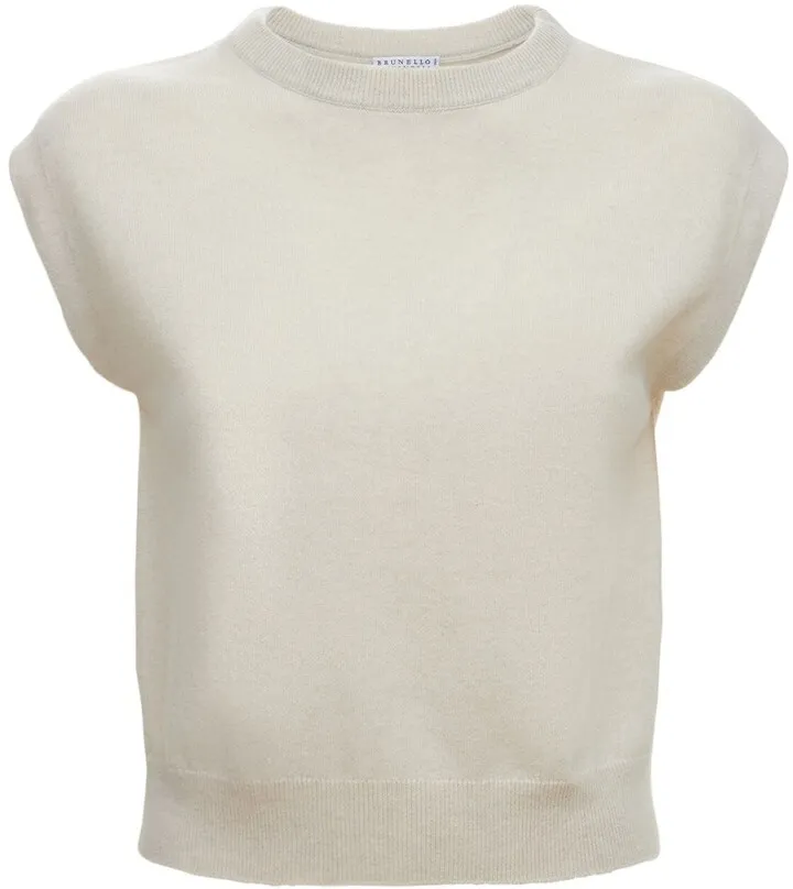 Cashmere knit vest