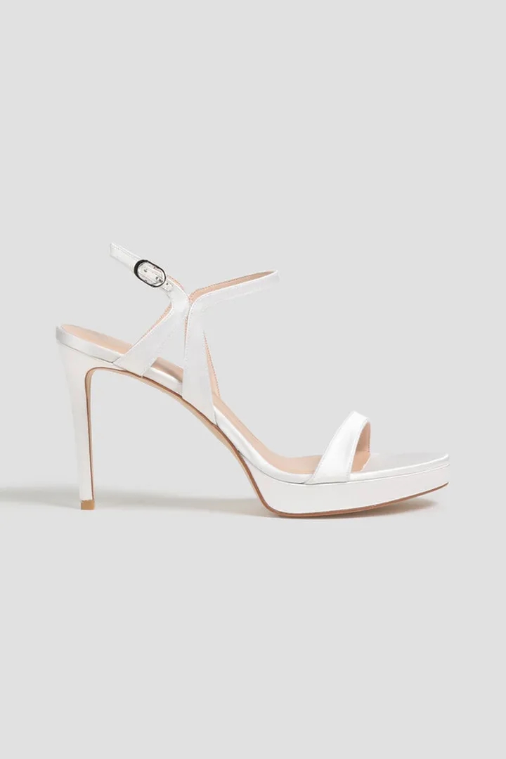 Mariposa satin platform sandals