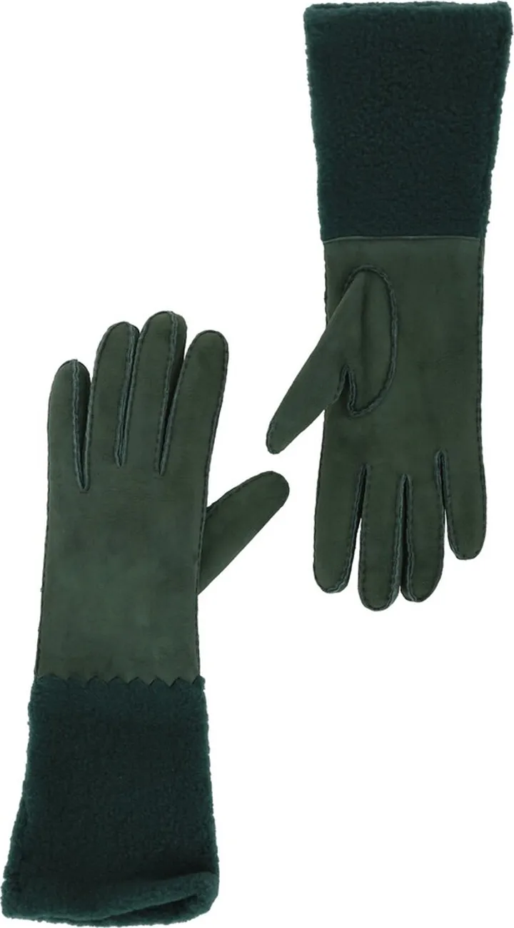 Bottega Veneta Thyme Suede and Wool Gloves 497155-Vcyi0-3004