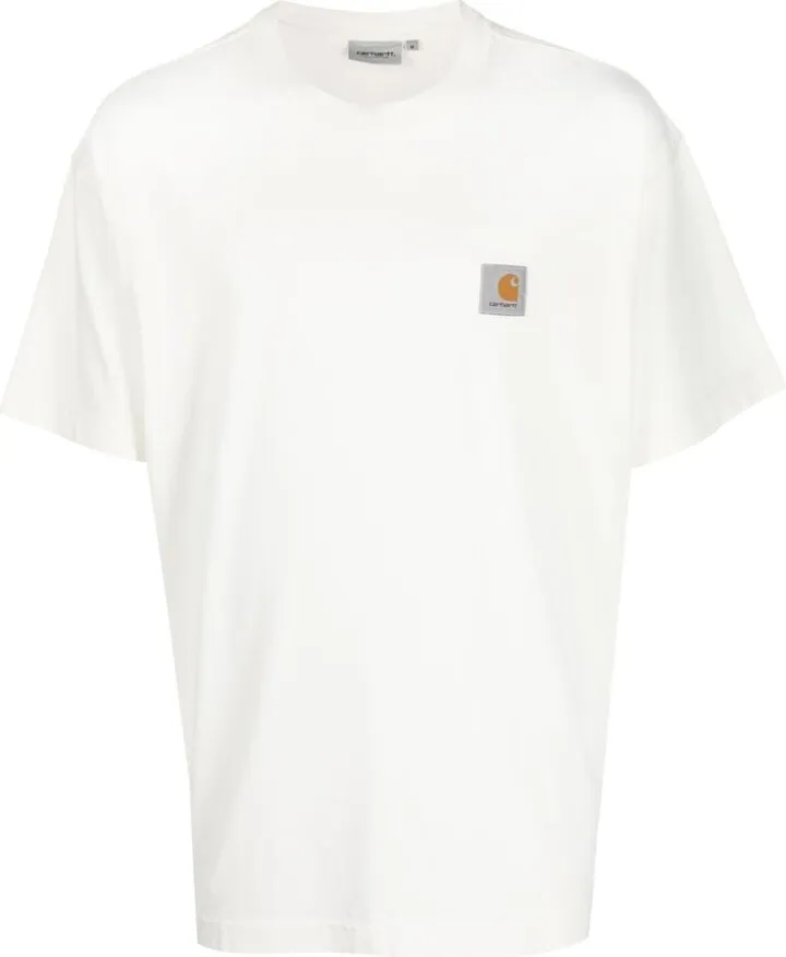 Nelson logo-patch short-sleeve cotton T-shirt