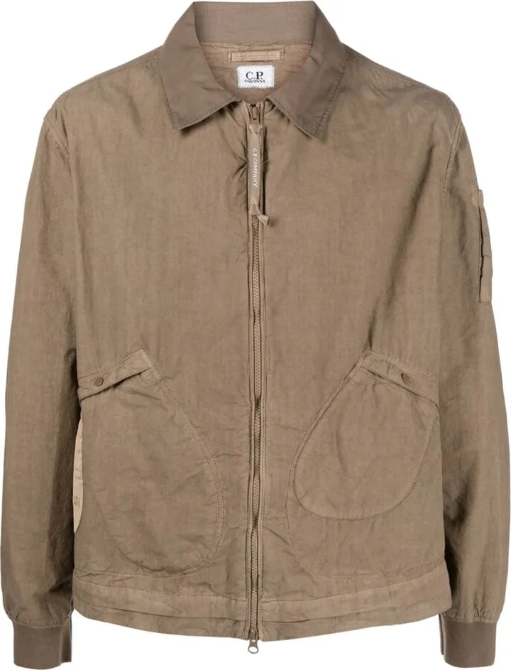 Classic-Collar Bomber Jacket