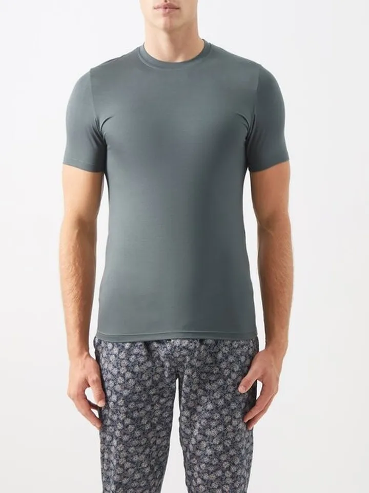 700 Pureness Crew-neck Modal-blend Jersey T-shirt
